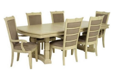 GREAT DINING DEAL! Ext.table with 6 side chairs only
