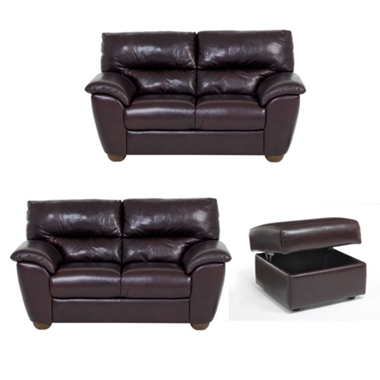 bella Pair (2) of 2 seater sofas with a foostool offer