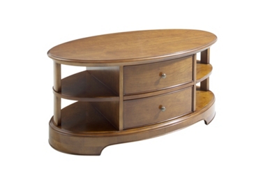 Oval coffee table