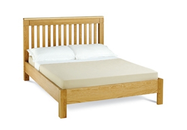 Bruges 46 (double) slatted bedstead