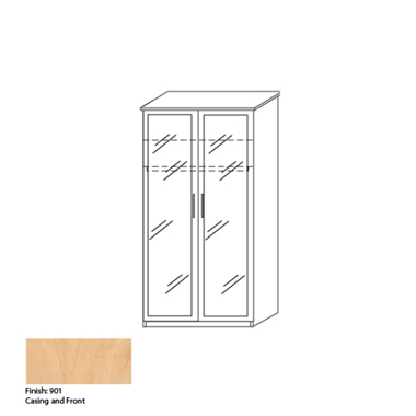 Unbranded Broadway. 2 door wardrobe with mirrors 7483