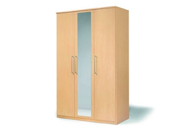 Unbranded Broadway. 3 door wardrobe with centre mirror