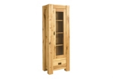 Bask 1 door display cabinet