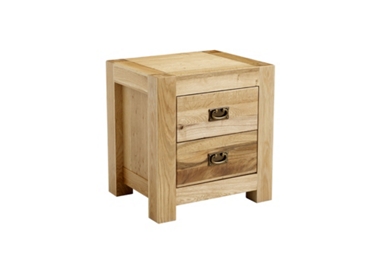 Unbranded Bask Bedroom 2 drawer bedside cabinet