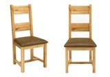 Bask Pair (2) of wooden dining chairs