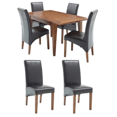 GREAT DINING DEAL! Small ext. dining table and 6 standard chairs