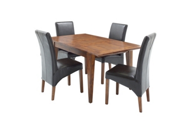 boston Small extending dining table and 4 chairs