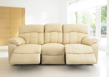 claremont 3 seater sofa with manual recliners