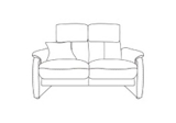Cleo by Schillig 2 seater sofa