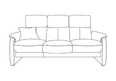 cleo . 3 seater reclining sofa