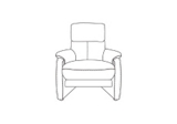Cleo by Schillig Recliner chair