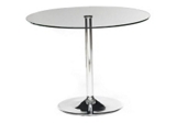 Cleo Circular glass table