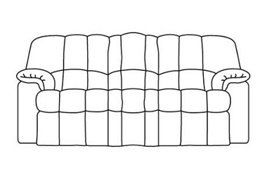 G Plan Chloe (Fabric) 3 seater sofa (C)