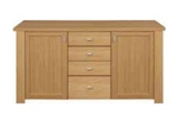 Como. 2 door/4 drawer sideboard