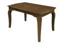 Extending dining table with cabriole leg