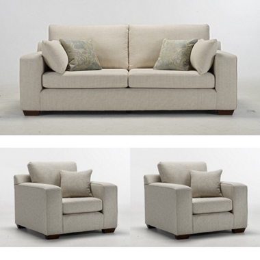 Capri GREAT SOFA DEAL! 3 seater sofa with 2 chairs offer
