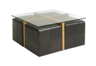 Coffee table with store away seats