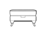 Cameron Storage stool (D)
