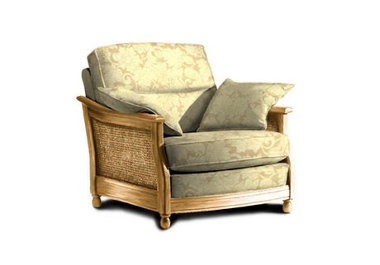 Bergere Easy chair with cane sides (E)