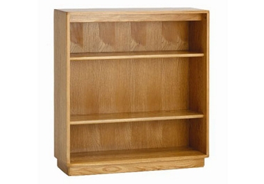 Ercol Windsor Low wide bookcase