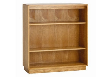 Ercol Windsor Low wide bookcase