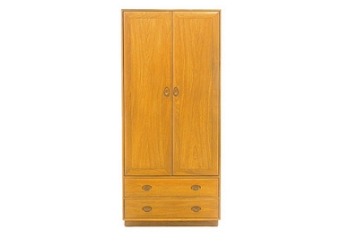 Ercol Windsor Bedroom Windsor double wardrobe with drawers