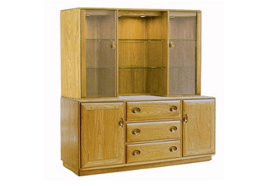 Ercol Windsor Sideboard with display top