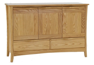 Ercol Mantua 3 door sideboard bottom drawers