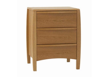 Ercol Savona 3 drawer bedside cabinet