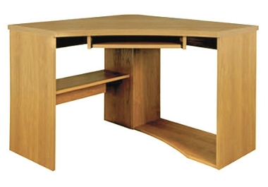 Corner desk unit