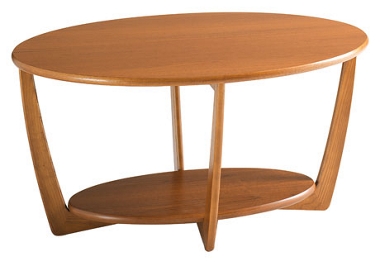 G Plan New Fresco Oval coffee table