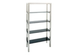 Genoa Black Shelving unit
