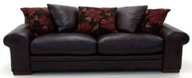 3 seater casual back sofa