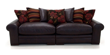 georgia 4 seater casual back sofa