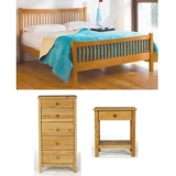 Havana 5' (150cm) bedstead, 5 drawer chest and bedside cabinet offer