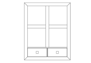 harlequin Small bookcase