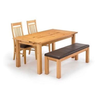Hawthorn Extending table, 2 chairs with a bench