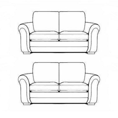 GREAT SOFA DEAL! Pair (2) of 2 str classic back sofas offer