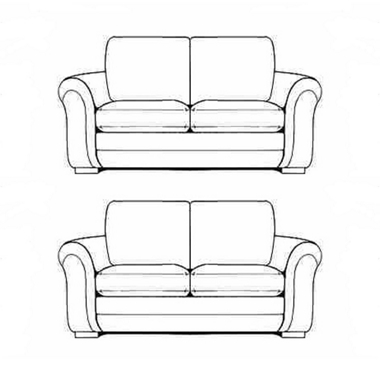 GREAT SOFA DEAL! Pair (2) of 2 str classic back sofas offer
