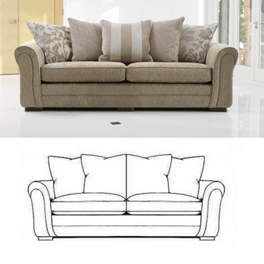 GREAT SOFA DEAL! 4 plus 3 str casual back sofas offer