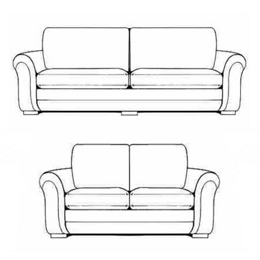 GREAT SOFA DEAL! 4 plus 2 str classic back sofas offer