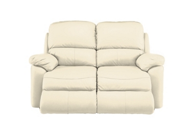 Leona (Leather) 2 seater sofa with manual recliners