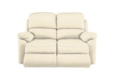 Unbranded Leona (Leather) 2 seater sofa with manual recliners