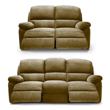 Unbranded Leona (Fabric) GREAT SOFA DEAL! 3 str plus 2 str reclining sofas offer