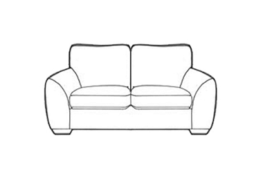 Small classic back sofa