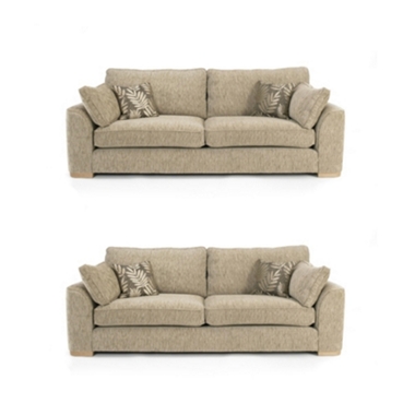 GREAT SOFA DEAL! Pair (2) of medium classic back sofas offer