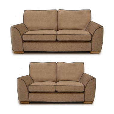 GREAT SOFA DEAL! Medium plus small classic back sofa offer