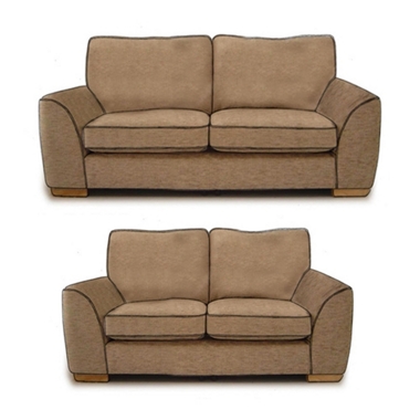 GREAT SOFA DEAL! Medium plus small classic back sofa offer