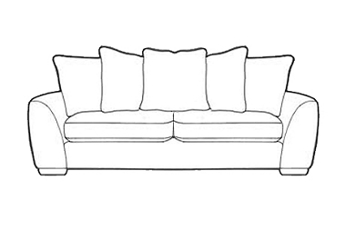 Sofa Bed Large casual back sofa bed