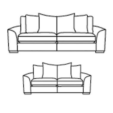 GREAT SOFA DEAL! Extra large plus medium casual back sofa offer